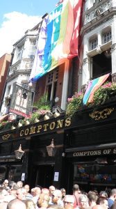 How Britain's gaybourhoods shaped the modern city - University of the Built Environment. Comptons of Soho By Paul Thompson - Self-photographed, Public Domain, https://commons.wikimedia.org/w/index.php?curid=52255522 